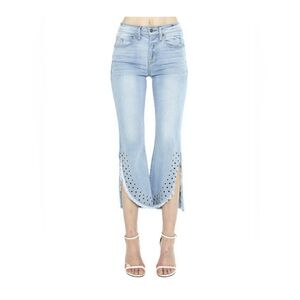 MISA Los Angeles super star cropped flare jeans. Sz 27